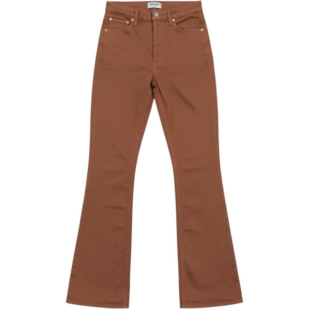 AGOLDE Bootcut Jeans Size 25 Terracotta Brown USA Made Western Cowgirl
